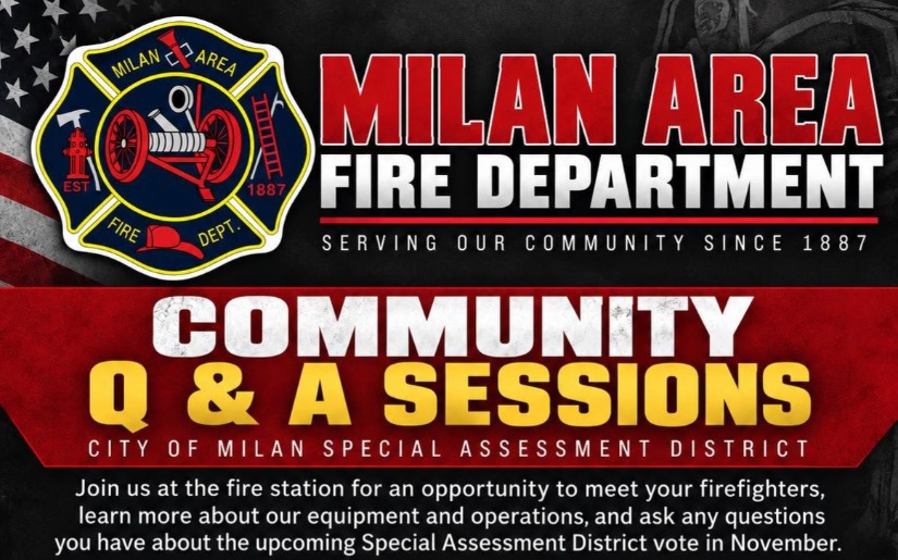 Milan Area Fire Special Assessment Q & A Sessions